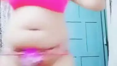 Young woman loves staying home alone cause she can perform sex show