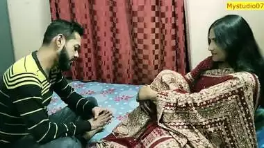 Indian xxx milf bhabhi real sex with husband close friend! Clear hindi audio