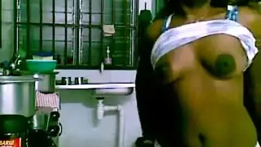 She always turns her BF on when she is busy in the kitchen