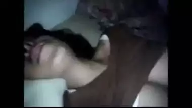 Hawt legal age teenager whore enjoys a hardcore home sex session with friend