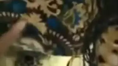 Man touches clothed Desi wife's boobs in point of view porn video