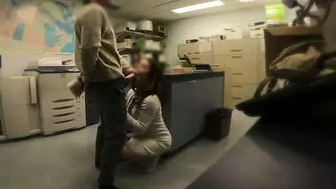 CAUGHT fucking my boss in the storage room at office Christmas party