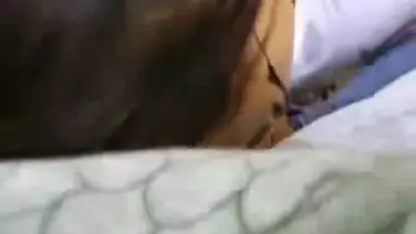 Desi girl is petite so Desi guy feels like a XXX giant making Bhabhi suck off