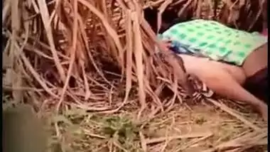 Husband caught wife emotional fuck with lover outdoor in jungle, Desi mms sex