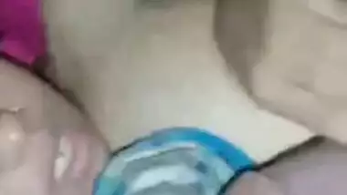 Eye-candy Desi Bhabi shows XXX parts and gives a blowjob on camera