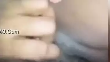 Video XXX call with a cute Desi girl showing and rubbing her twat