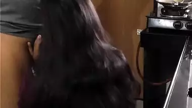 Huge Boobs In I Fucked Neighbors Wife In Kitchen While She Cooking - Full Length Video After One Million Views