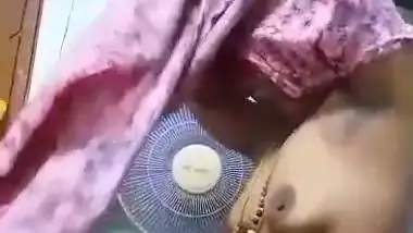 Telugu wife strips nighty and gives blowjob to husband