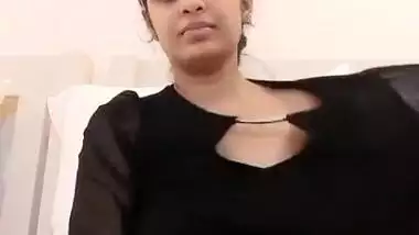 Today Exclusive- Super Hot Desi Girl Showing Her Boobs And Pussy Part 1
