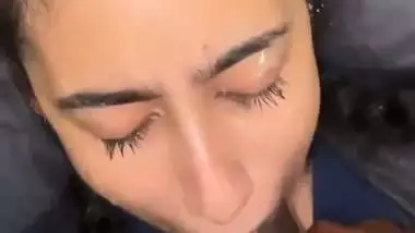 Hardcore Indian blowjob from an NRI girl to her black BF