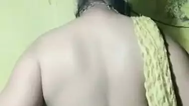 Solo video of the big-tittied Indian with beautiful eyes and big ass
