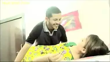 Hindi blue film of Indian wife in saree enjoy hot sex masti with tenant