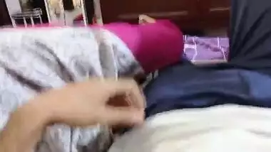 Seeing aunt's fat ass, she fucked her aunt clear audio hindi full HD desi porn sex video