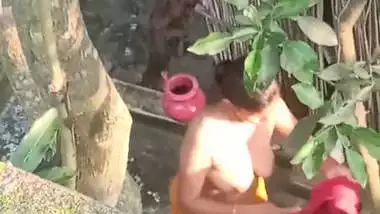 Village mom petticoat removed boob show after bath