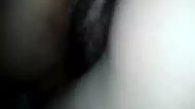 Indian girl flashes her touchable boobies and unshaved pussy in porn video