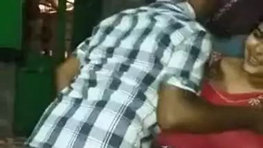 Mom smiles on camera while man tries to undress her to have wild sex