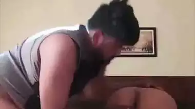 Amateur girl gets fuck by her lover in doggy style