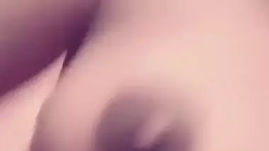 Shower room is a place where the young Desi porn model squeezes tits