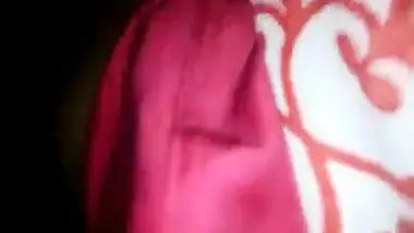 Horny desi bhabhi handjob and hubby play with her boobs inside the blanket