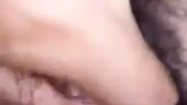 Girlfriend Outdoor Riding Her Boyfriend Big Dick & Cum Inside Her Hairy Pussy