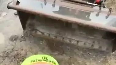 Construction Worker Getting Sucked by Engineering Student at Work Site Publicly