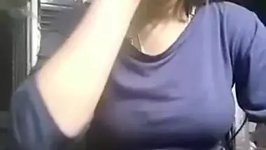 very very cuty desi girl in tight dress showing off her assets in call