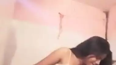 Desi girl undresses in front of webcam hoping to be a porn actress one day