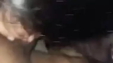 XXX wife is hungry for Desi guy's penis in her mouth close-up MMS