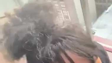 OMG!!!! BLACK GIRL CAUGHT OUTSIDE ON BALCONY SUCKING a BBC!! IT GETS VERY SLOPPY!!!!!