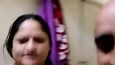 Horny Indian Bhabhi Nude Dance and Huby Boob sucking with Clear Hindi Audio