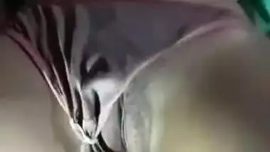 Today Exclusive- Desi Wife Boobs And Pussy Video Record By Hubby