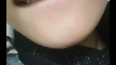 Young Bengali girl boobs pressing and fingering pussy