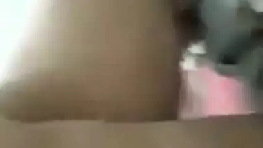 Big ass Indian hot girlfriend doggy style hard-core fuck with Moaning