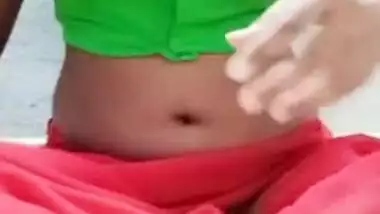 POV hot bhabhi in red saree