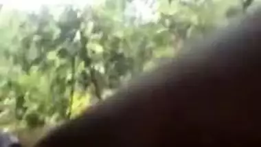 Tamil BF sucking and lick GF nipples from soft to make him hard, outdoor sex