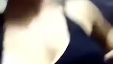 Indian slut takes clothes off but leaves XXX bra on hiding her boobies