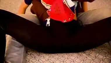 Indian housewife having Romantic sex on the bed and gets creampied Hindi audio