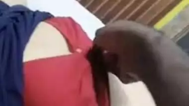 Sleepy Desi XXX girl jerks off her husband’s cock with boobs MMS