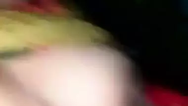 Wife romance and sex with husband with video call to lover