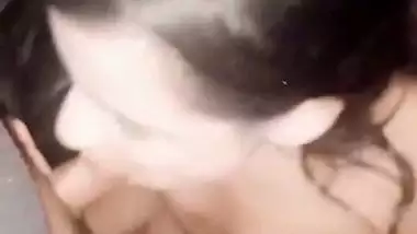 Social Media influencer’s blowjob MMS with her lover