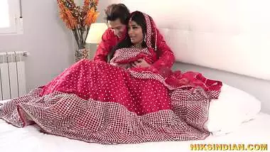 Niks Indian In Real Indian Desi Teen Bride Fucked In The Ass And Pussy On Wedding Night