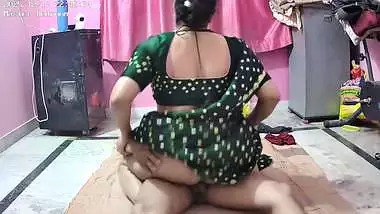 Sexy ass bhabhi blowjob and riding dick of devar