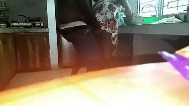 Horny man comes to Indian wife and satisfies XXX needs in the kitchen