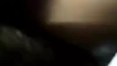 Man wears a sex condom and shoves XXX instrument into hairy Desi pussy