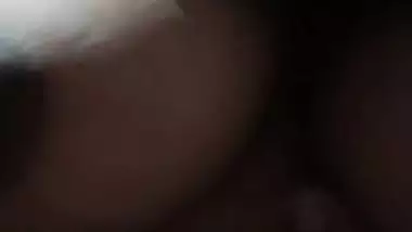 Husband pressing wife boob before sex at home viral MMS