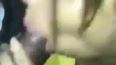 Desi office girl sucking cock and boobs licking by boss