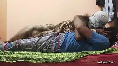 Desi lady in mask adores XXX riding and hubby shoves cock into vagina