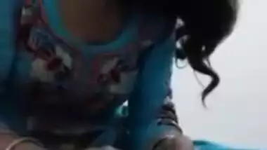 Safe porn is very important so the Desi girl puts a condom on the dick