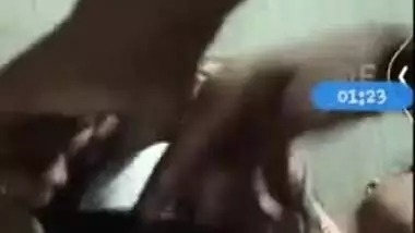 Guy reveals Desi girlfriend's tits to film porn video where he touches them