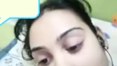 Today Exclusive- Cute Desi Girl Showing Her Boobs And Pussy On Video Call Part 2